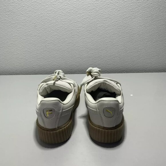 NEW PUMA x RIHANNA Fenty Creeper Fatty Women's Size 8 Leather Green Fog Low Top - Picture 3 of 6
